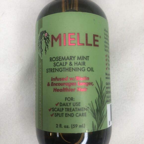 MIELLE ROSEMARY MINT SCALP AND HAIR STRENGTHENING OIL - Picture 3 of 4